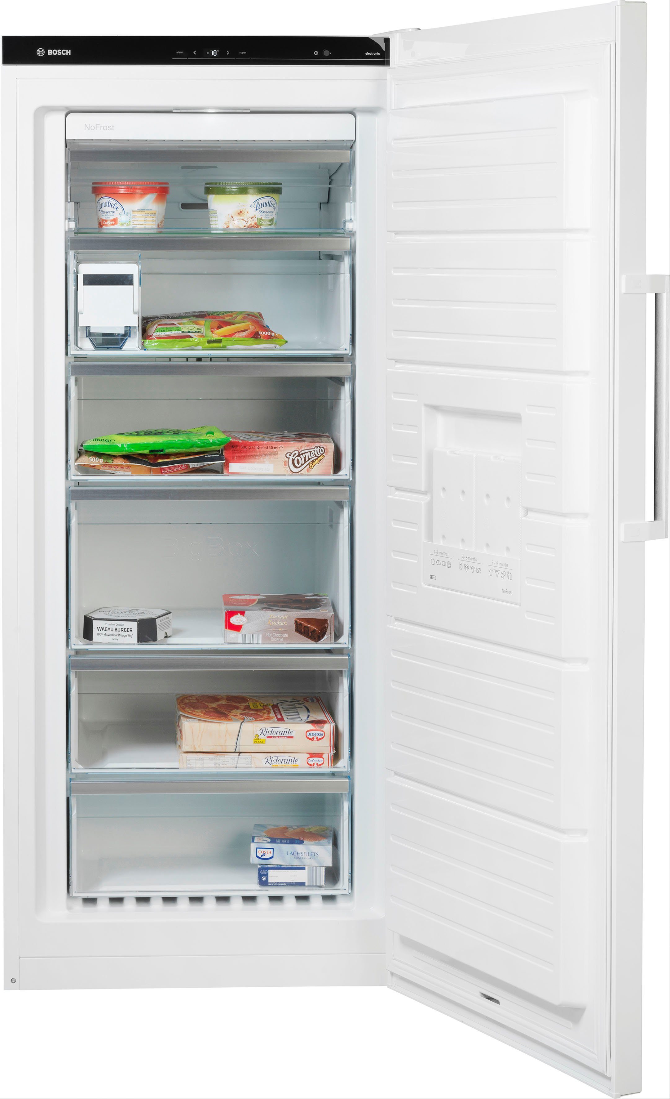 BOSCH Gefrierschrank 6 GSN51AWDV, 161 cm hoch, 70 cm breit