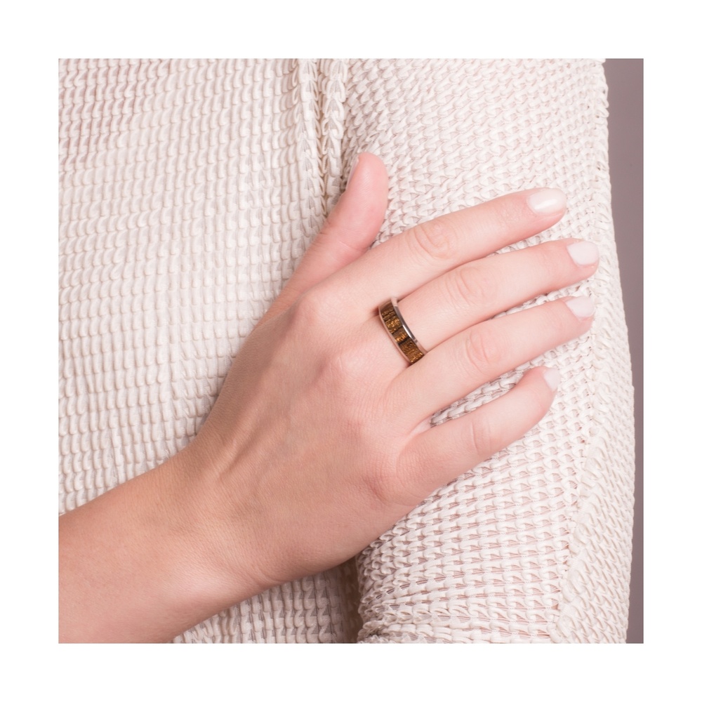 Pippa&Jean Bague en acier inoxydé Acier inoxydable en Argent Bague