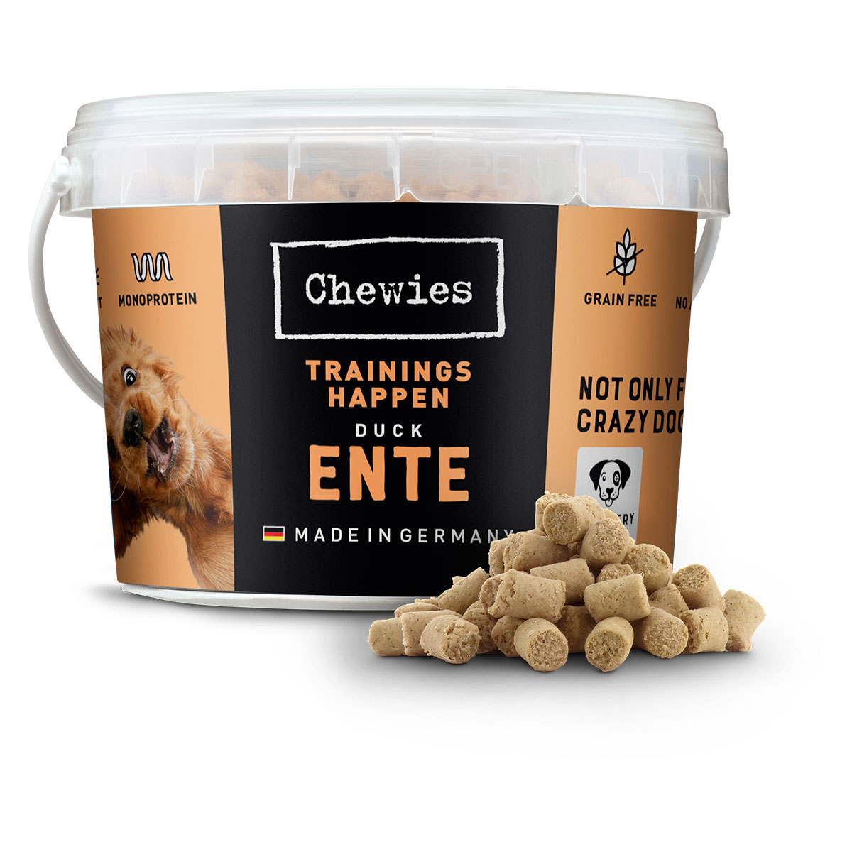 Chewies Hundesnack Trainings-Happen Ente 300g kaufen bei ZooRoyal