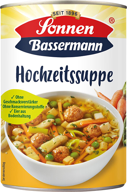 Sonnen Bassermann Hochzeitssuppe