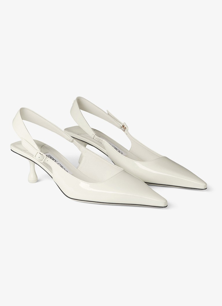 Jimmy Choo Amel 50 patent leather slingback