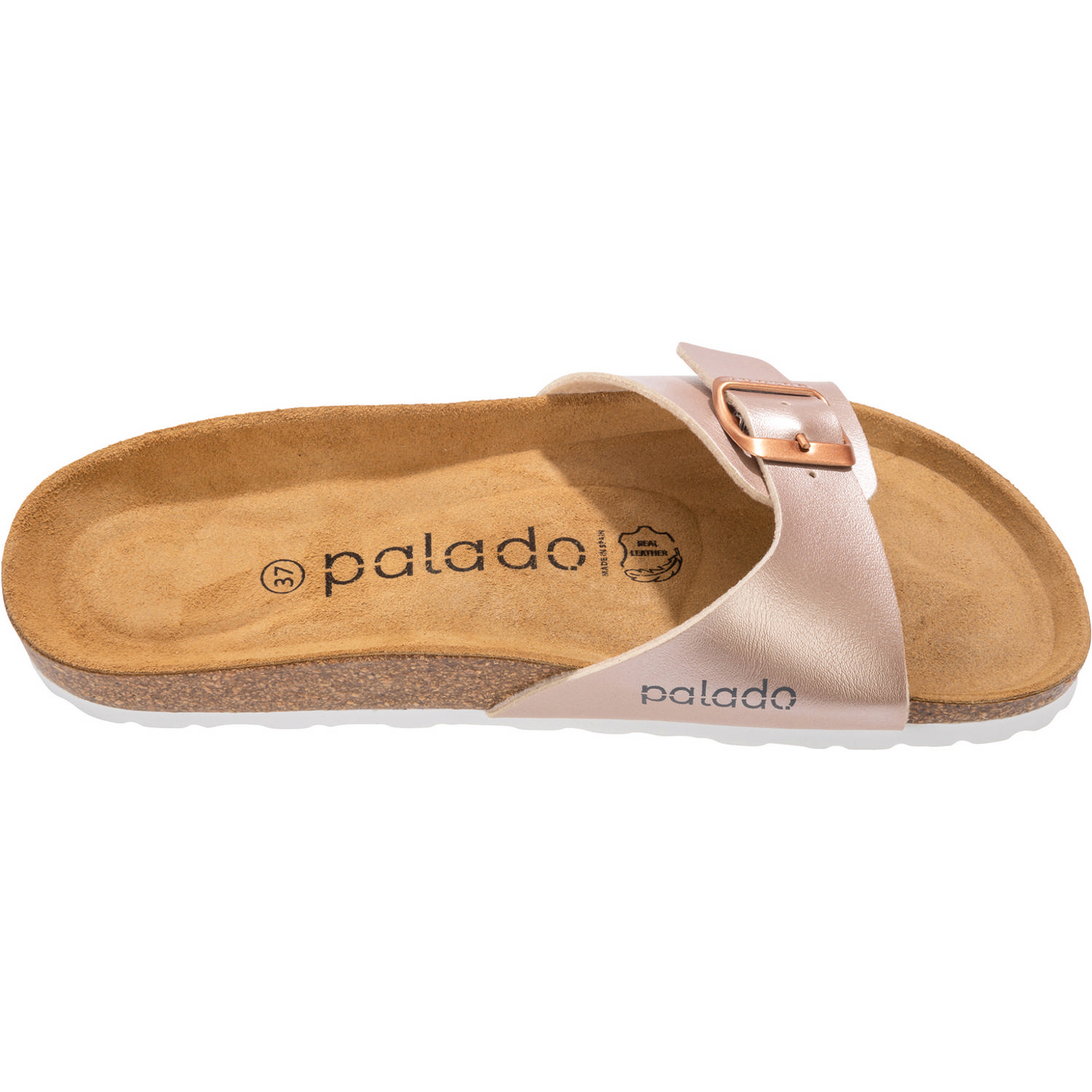 Palado Malta Metallic, Pantoletten, Damen, Rose Metallic