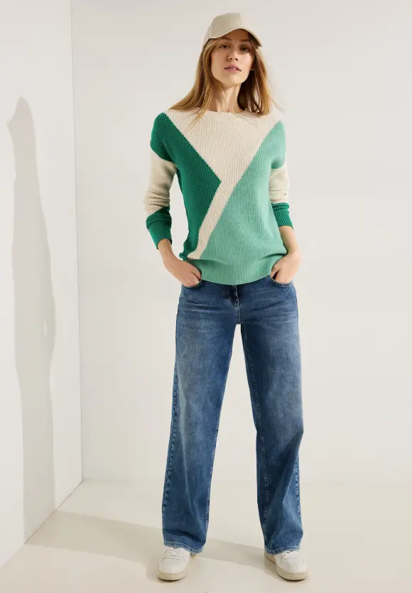 CECIL Jacquard Strickpullover