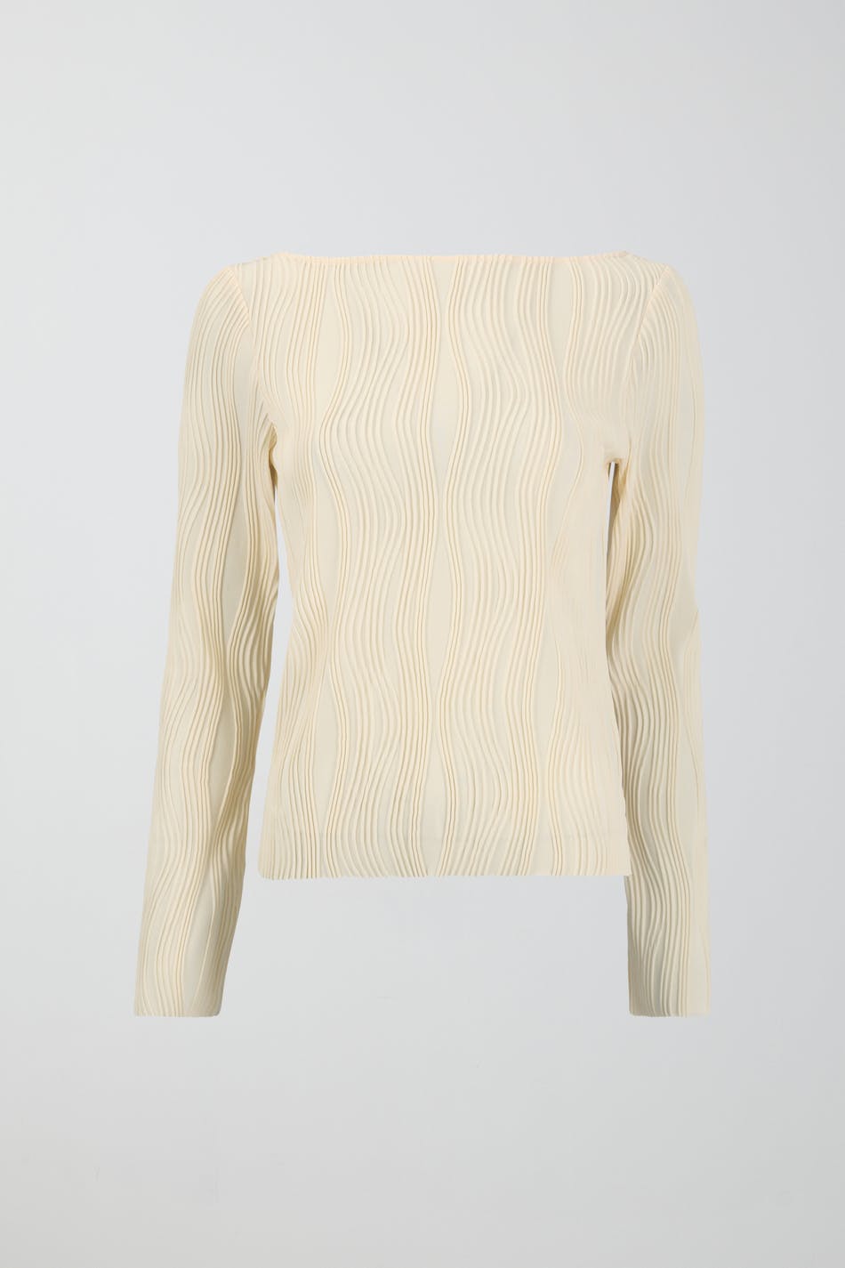 Structured boatneck top