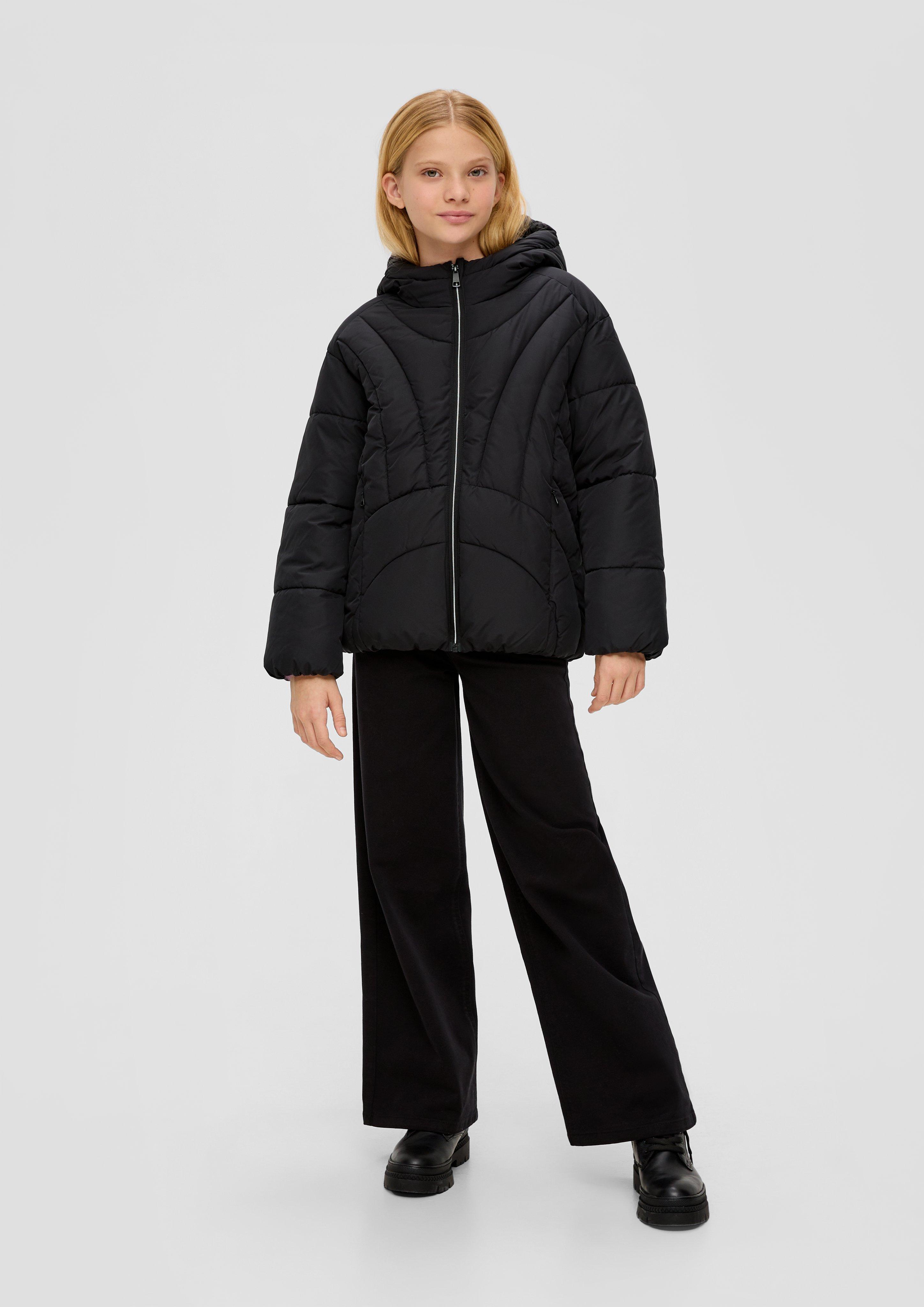 Oversized Steppjacke mit Reißverschlusstaschen  2132217-9999