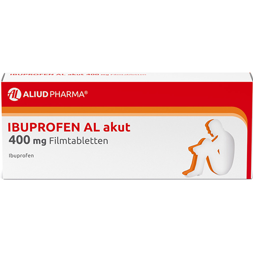 IBUPROFEN AL akut 400 mg Filmtabletten  20 St  Filmtabletten