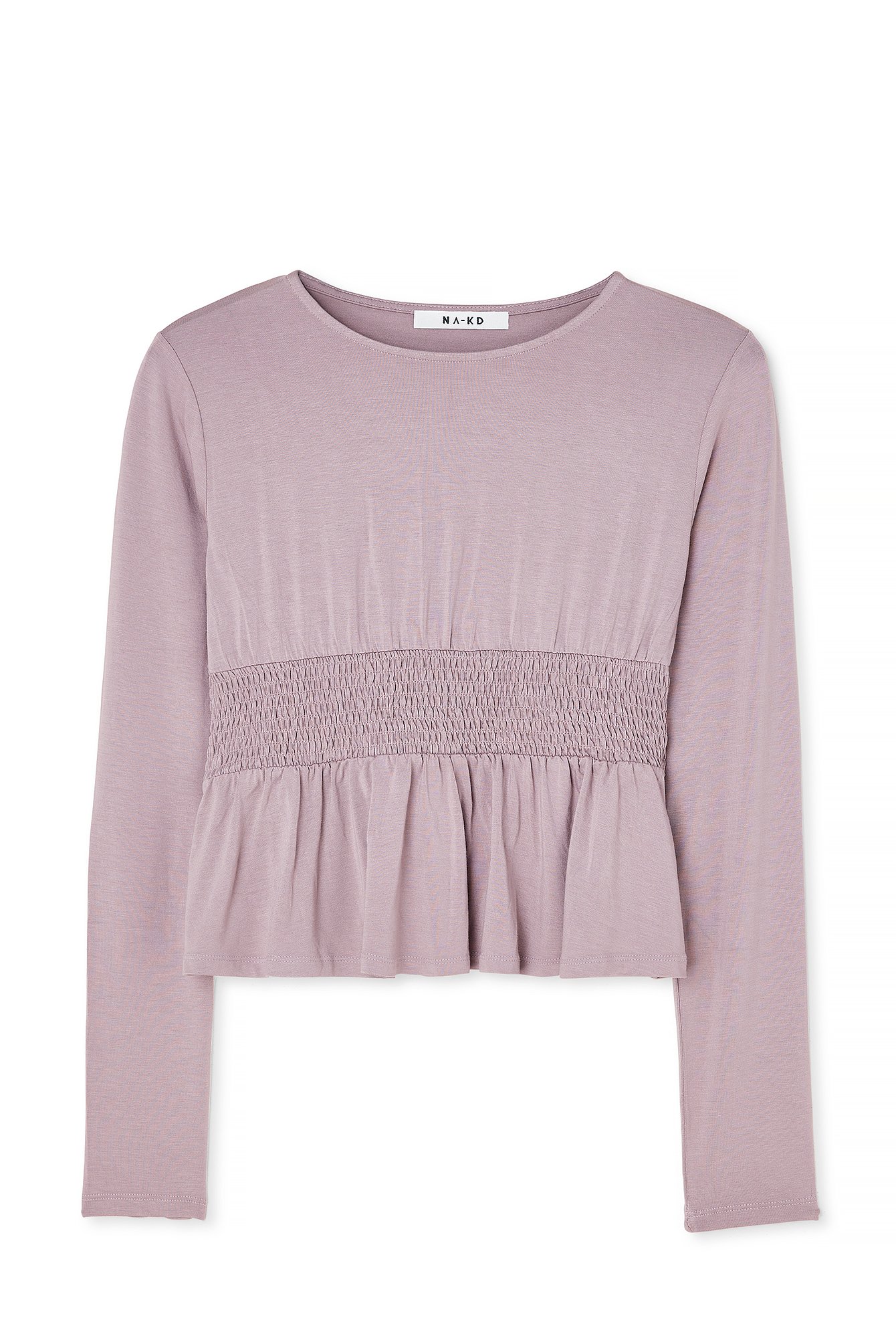Langärmliges Smock-Top