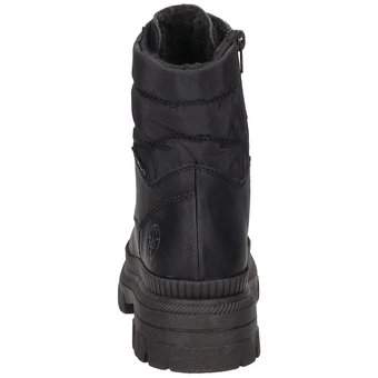 Rieker Schnür Boots in schwarz