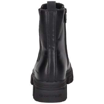 Tom Tailor Chelsea Boots in schwarz