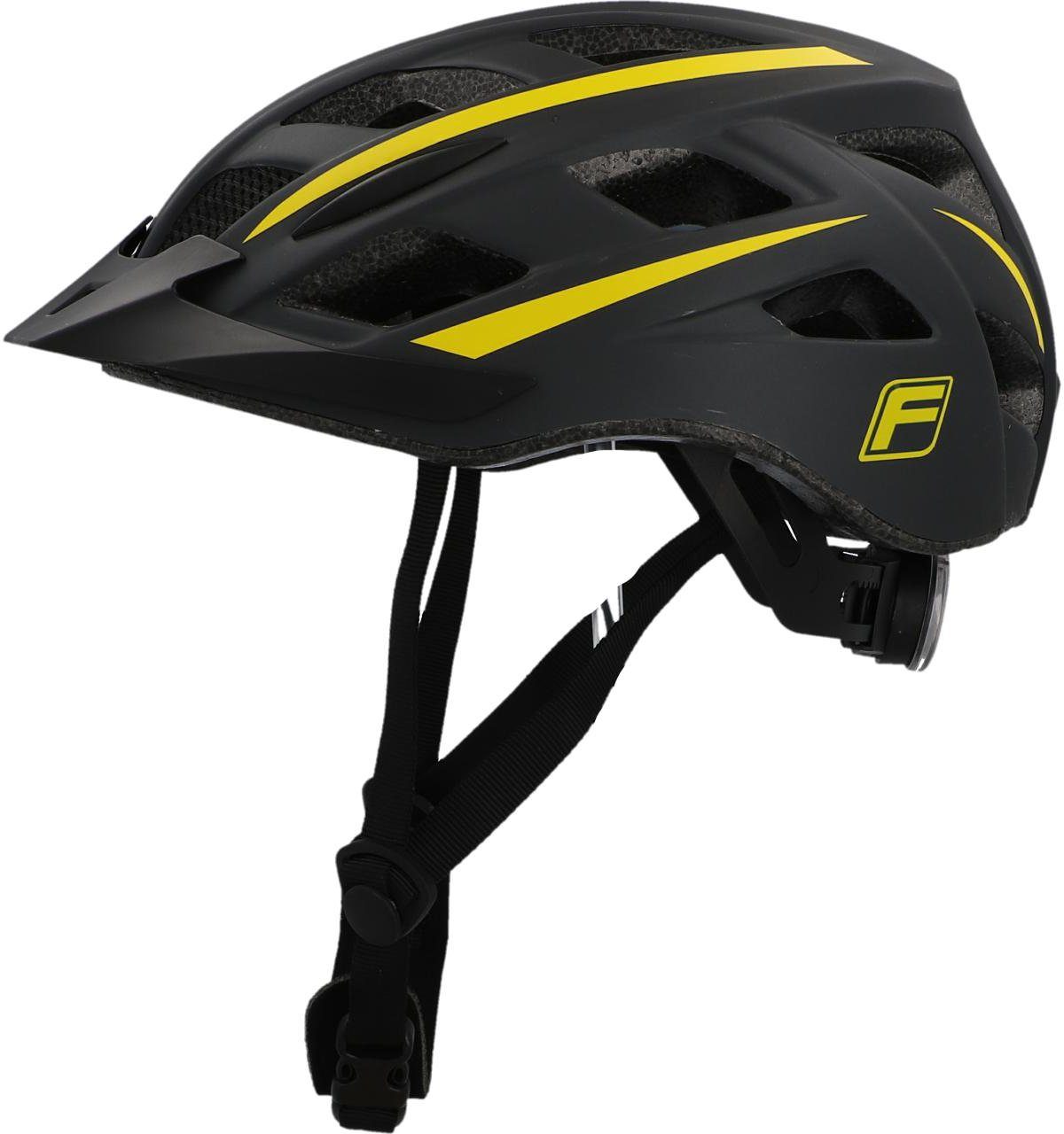 FISCHER Fahrrad Fahrradhelm Fahrradhelm Urban Montis S/M, Verstellbarer Innenring-System; mit beleuchtetem Innenring-System