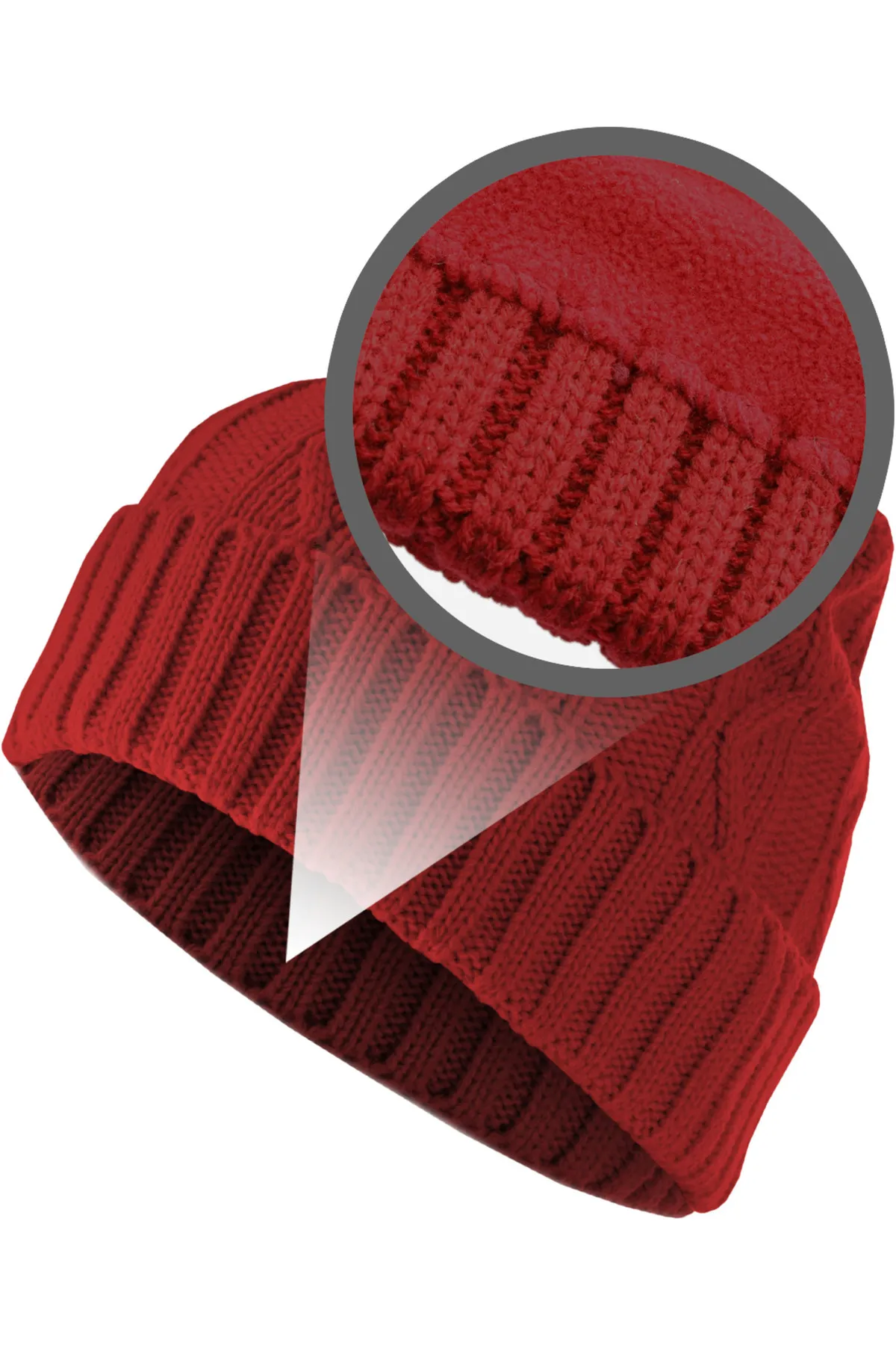 MSTRDS  Accessoires Beanie Cable Flap