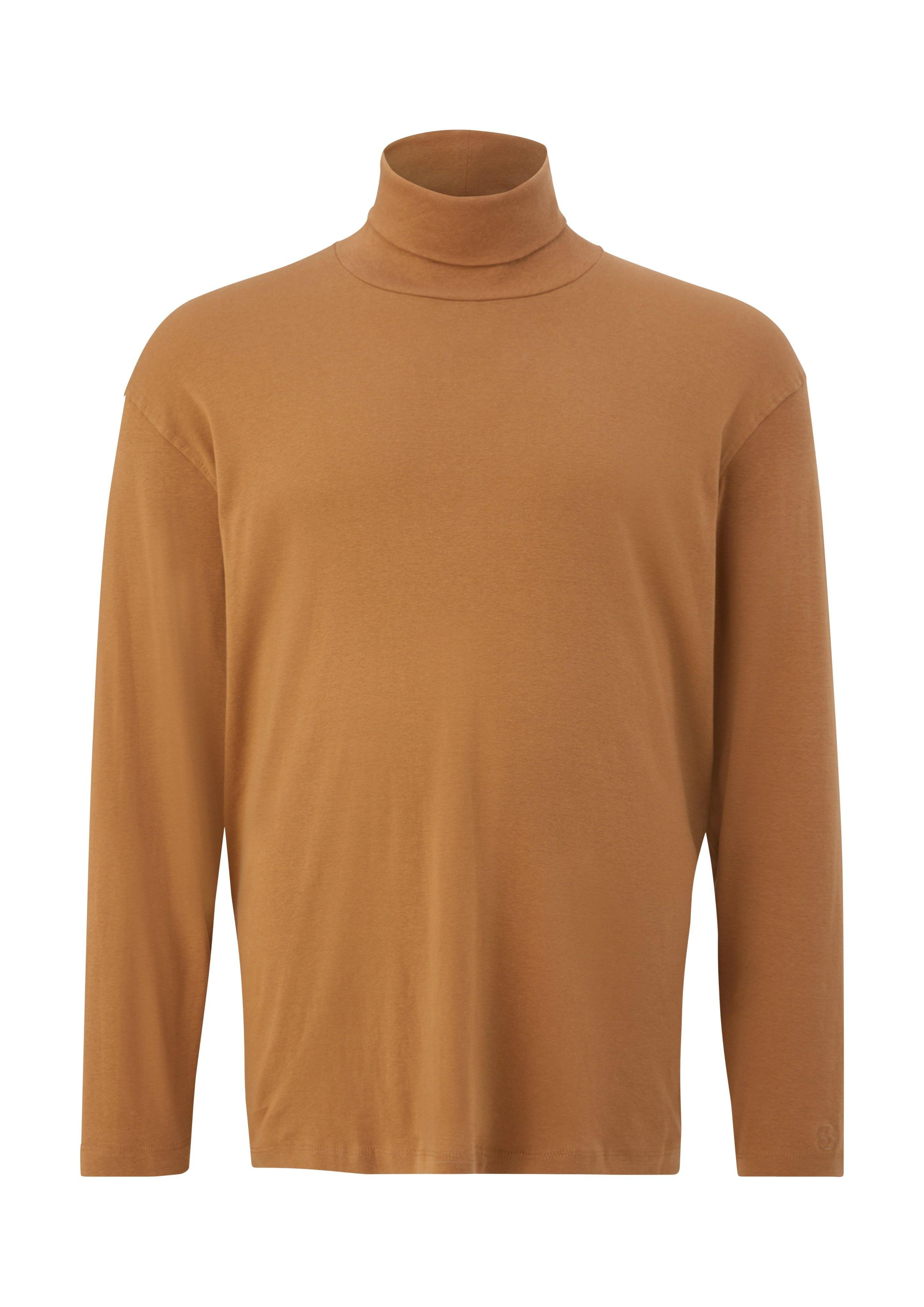 Geripptes Longsleeve mit Turtleneck  2124863-8469