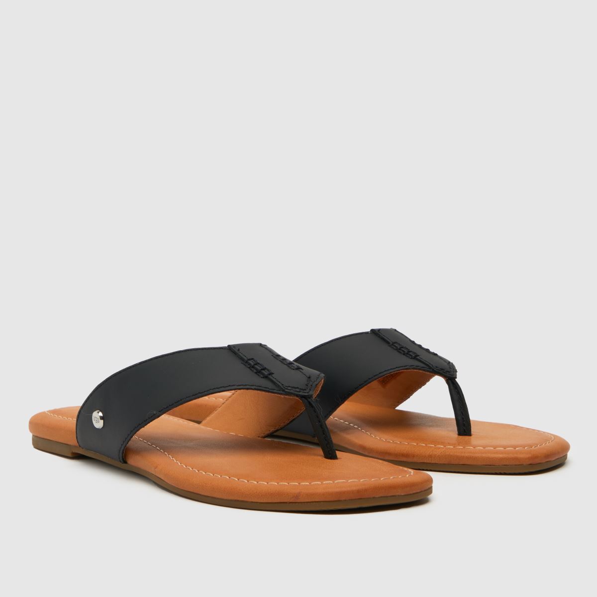 UGG – Carey – Svarta flip-flop-sandaler