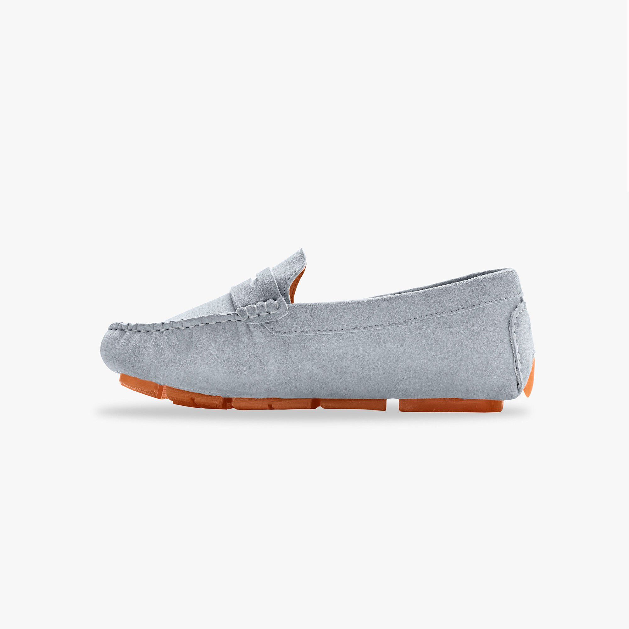Mocassins en cuir velours