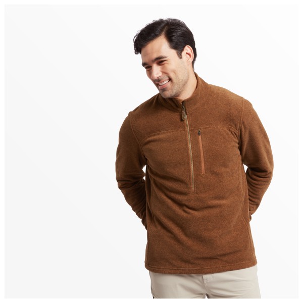 Sherpa - Rolpa Eco Zip Tee - Fleecepullover