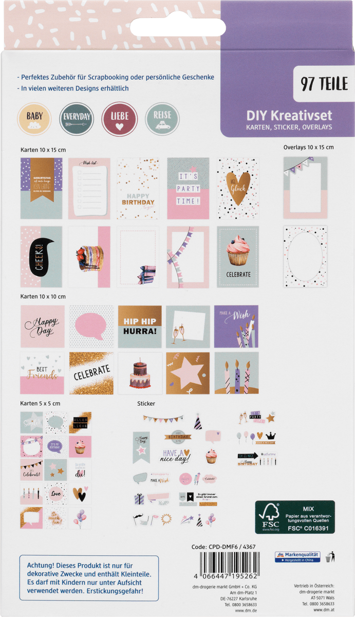 Kreativset DIY Feiern, 1 St