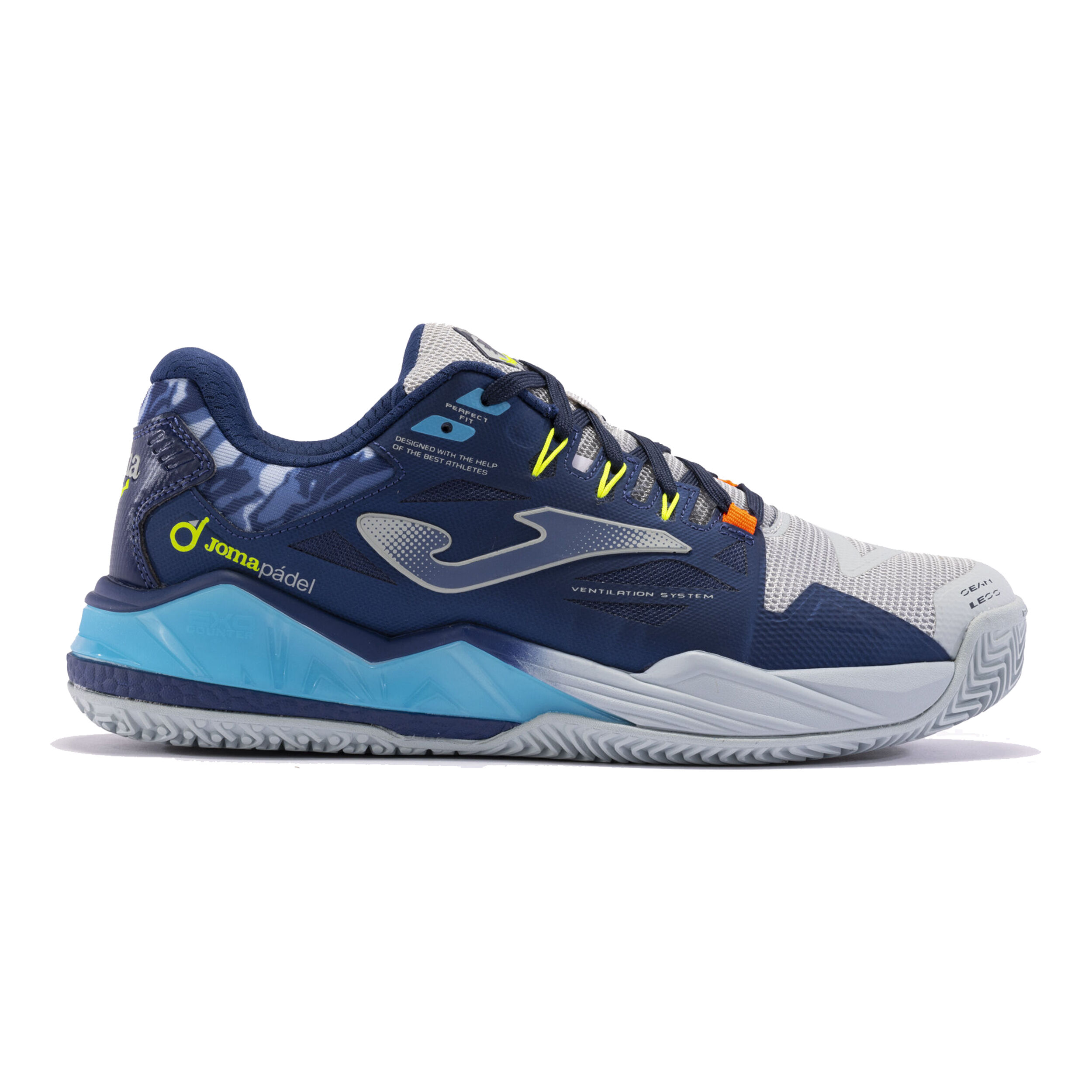 SPIN Padelschuh Herren - Dunkelblau, Blau