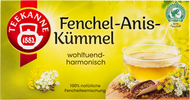 Teekanne Fenchel-Anis-Kümmel