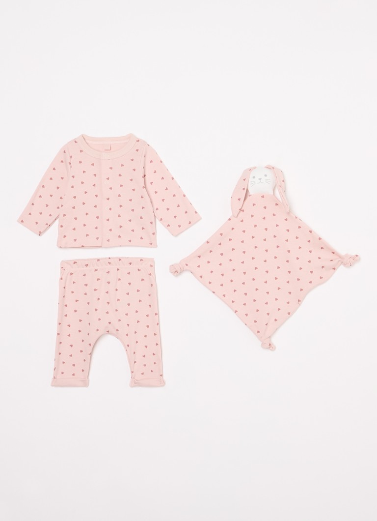 Petit Bateau Ensemble komplekts, kas sastāv no garām piedurknēm krekla ar treniņbiksēm un mīkstās segas, 3 daļas