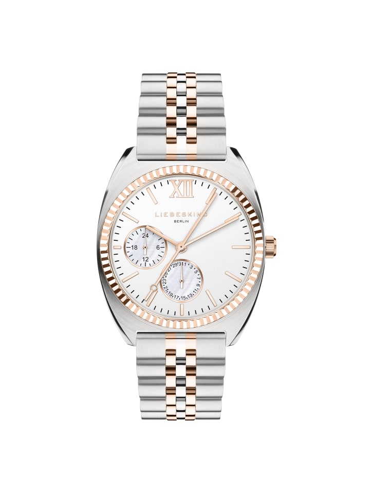 LIEBESKIND BERLIN Armbanduhr in silber-roségold günstig kaufen onesize