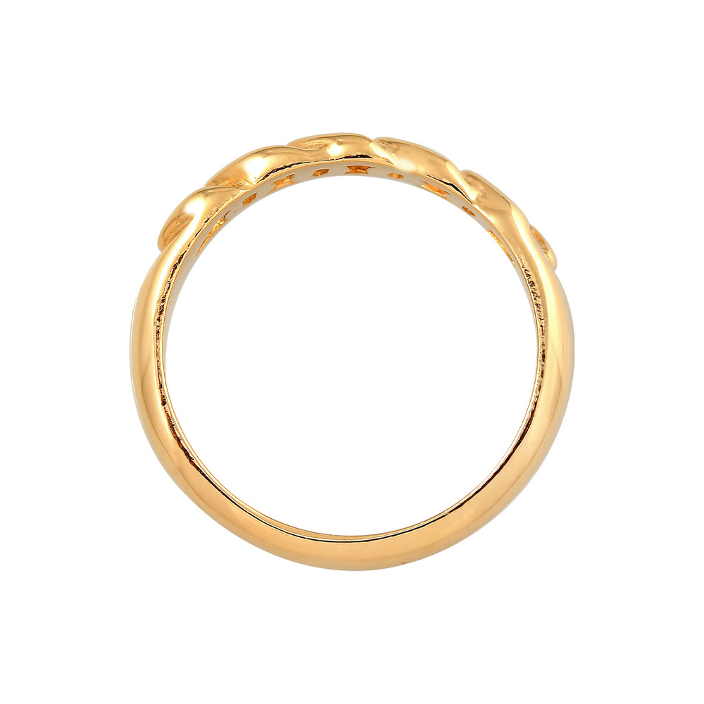 Elli Elli Bague Femmes Nœuds Chaînes Design en Argent Sterling 925 Bague