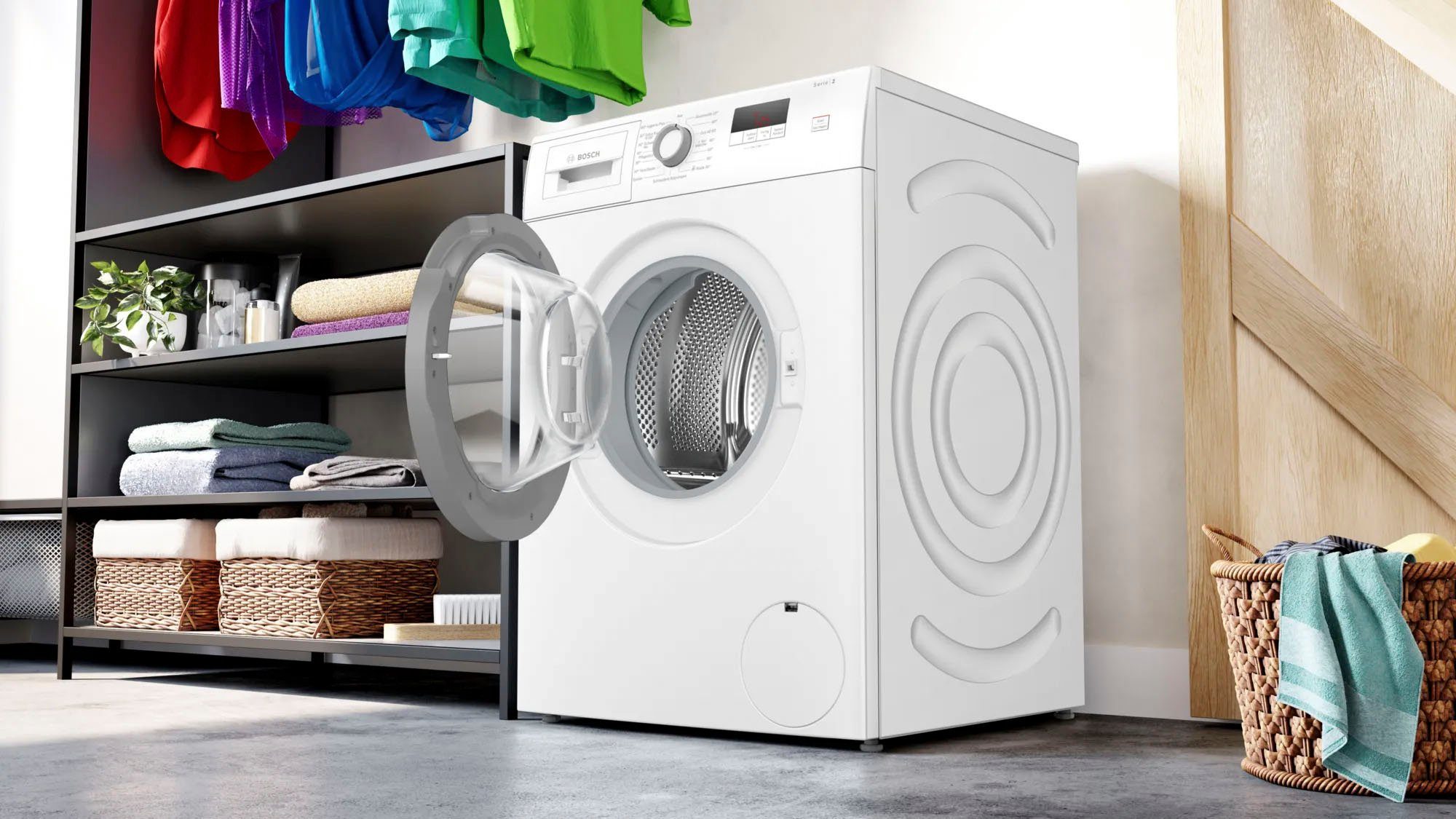 BOSCH Waschmaschine Serie 2 WAJ28023, 7 kg, 1400 U/min