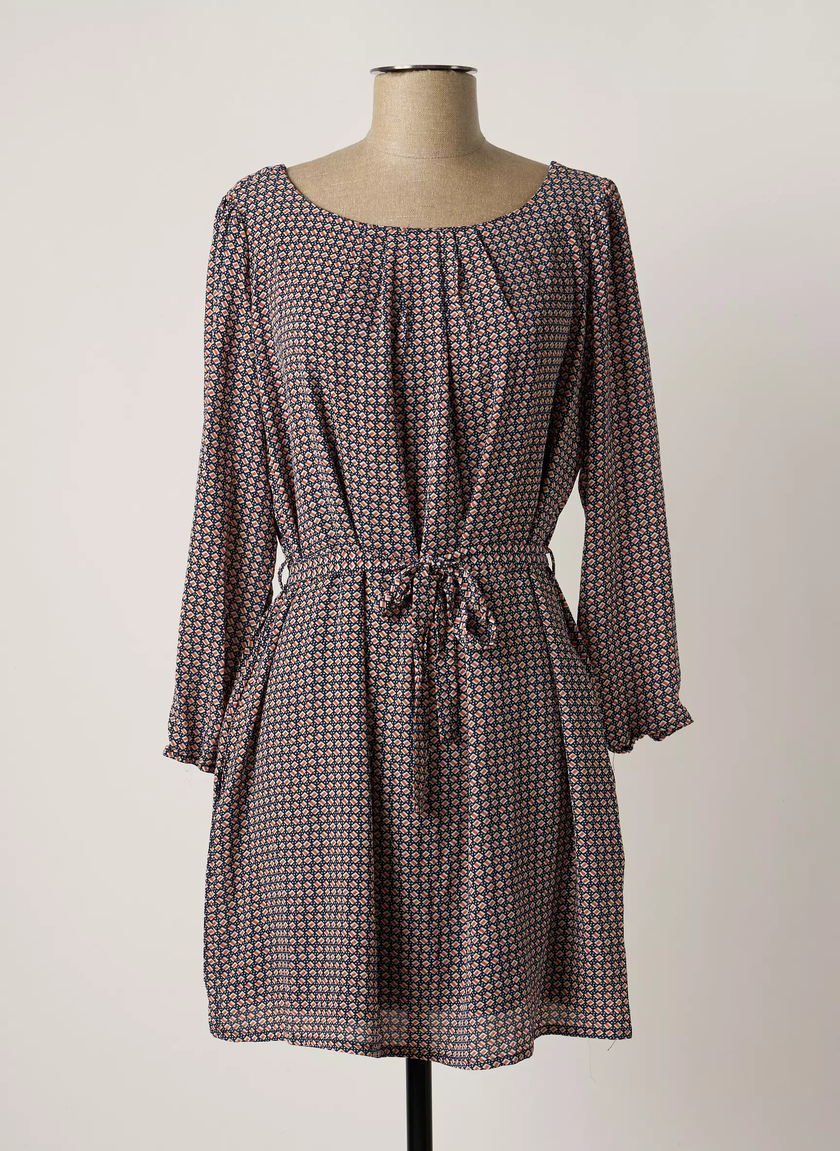 Areline Robes Mi Longues Femme couleur bleu