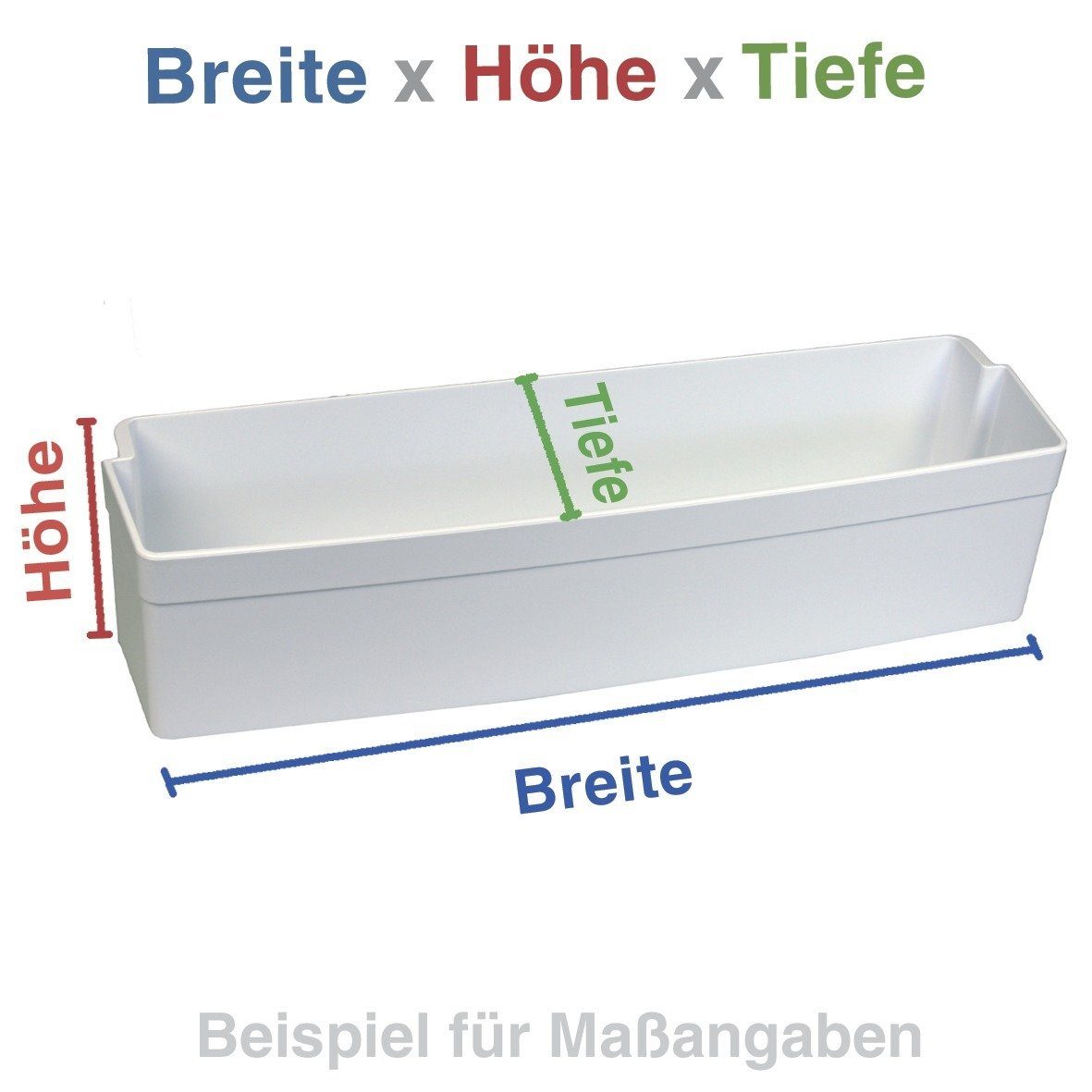 easyPART Flaschenablage wie Amica 1023195 Abstellfach Amica 1023195, Zubehör für Kühlschrank / Gefrierschrank
