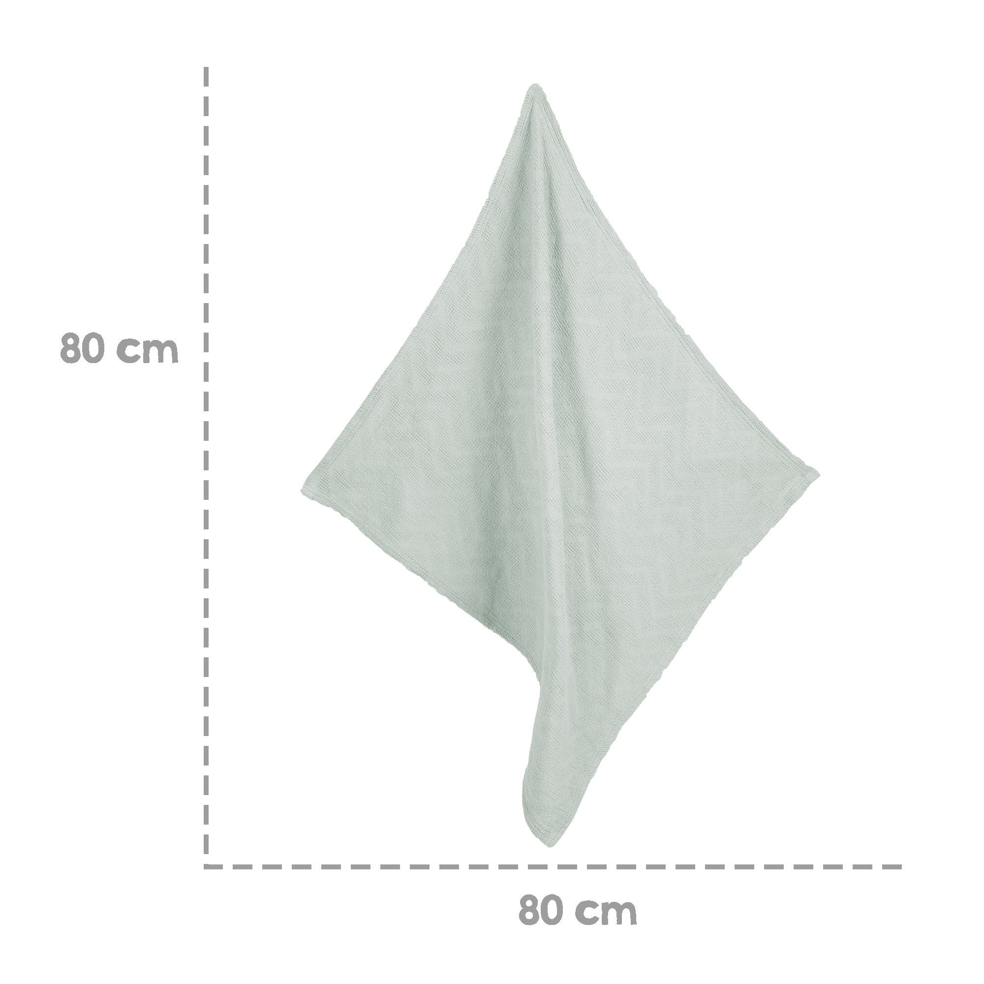 Babydecke Lil Planet, in verschiedenen Farben, roba®, Organic Decke in Strickoptik