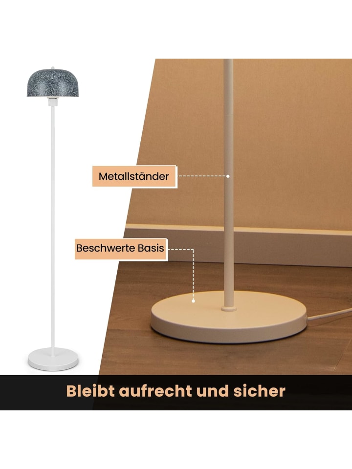 COSTWAY 146cm Stehlampe in Grau günstig kaufen 26 cm