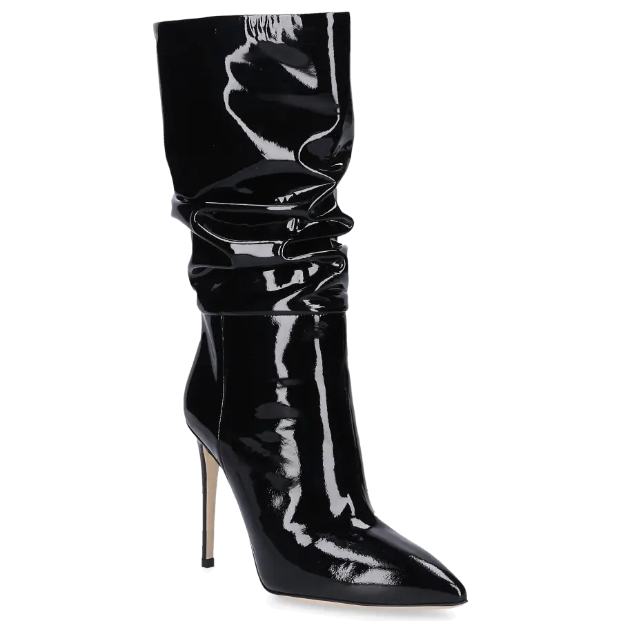 Paris Texas - Stiefel STILETTO SLOUCHY 105 Lackleder - schwarz