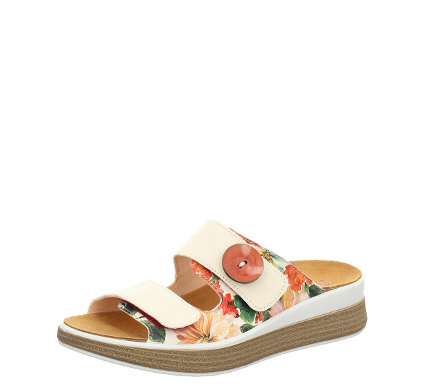MEGGIE Pantolette - Ivory/Kombi