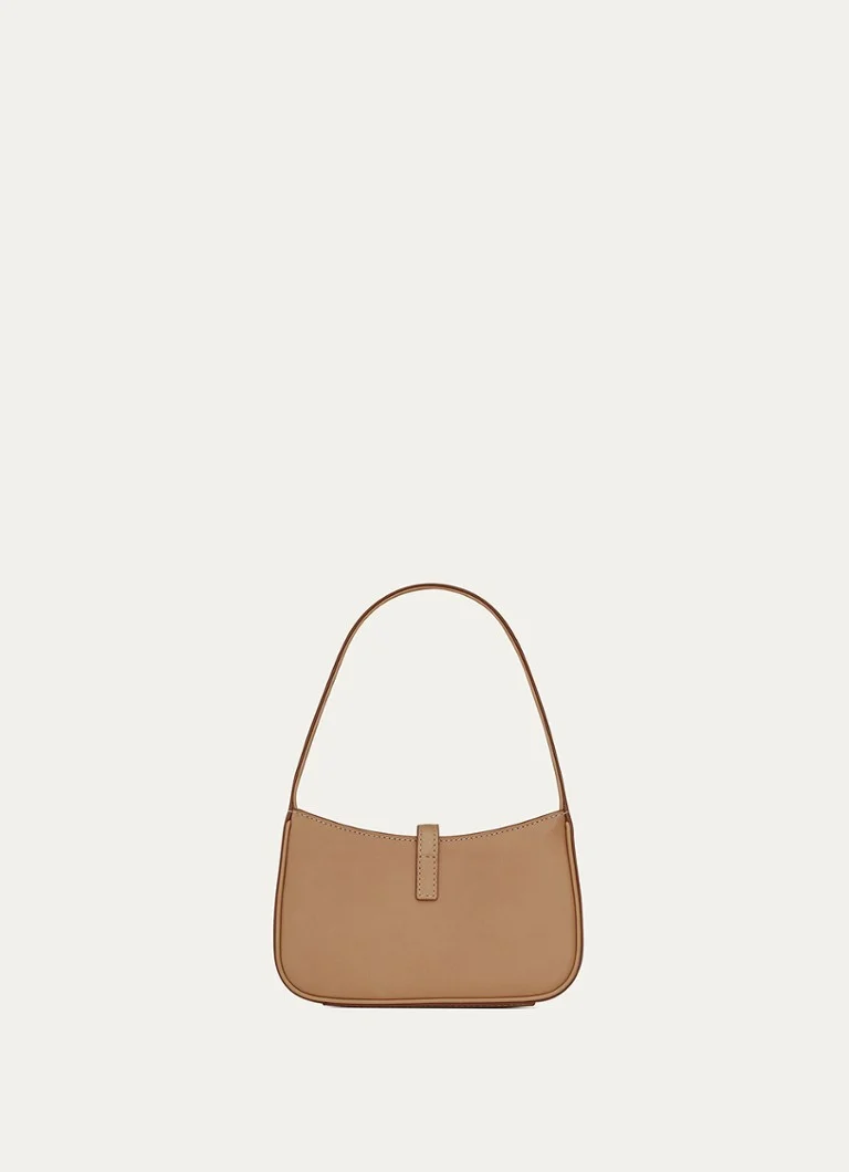 Geantă de umăr Saint Laurent Le 5 à 7 Mini Hobo din piele de vițel
