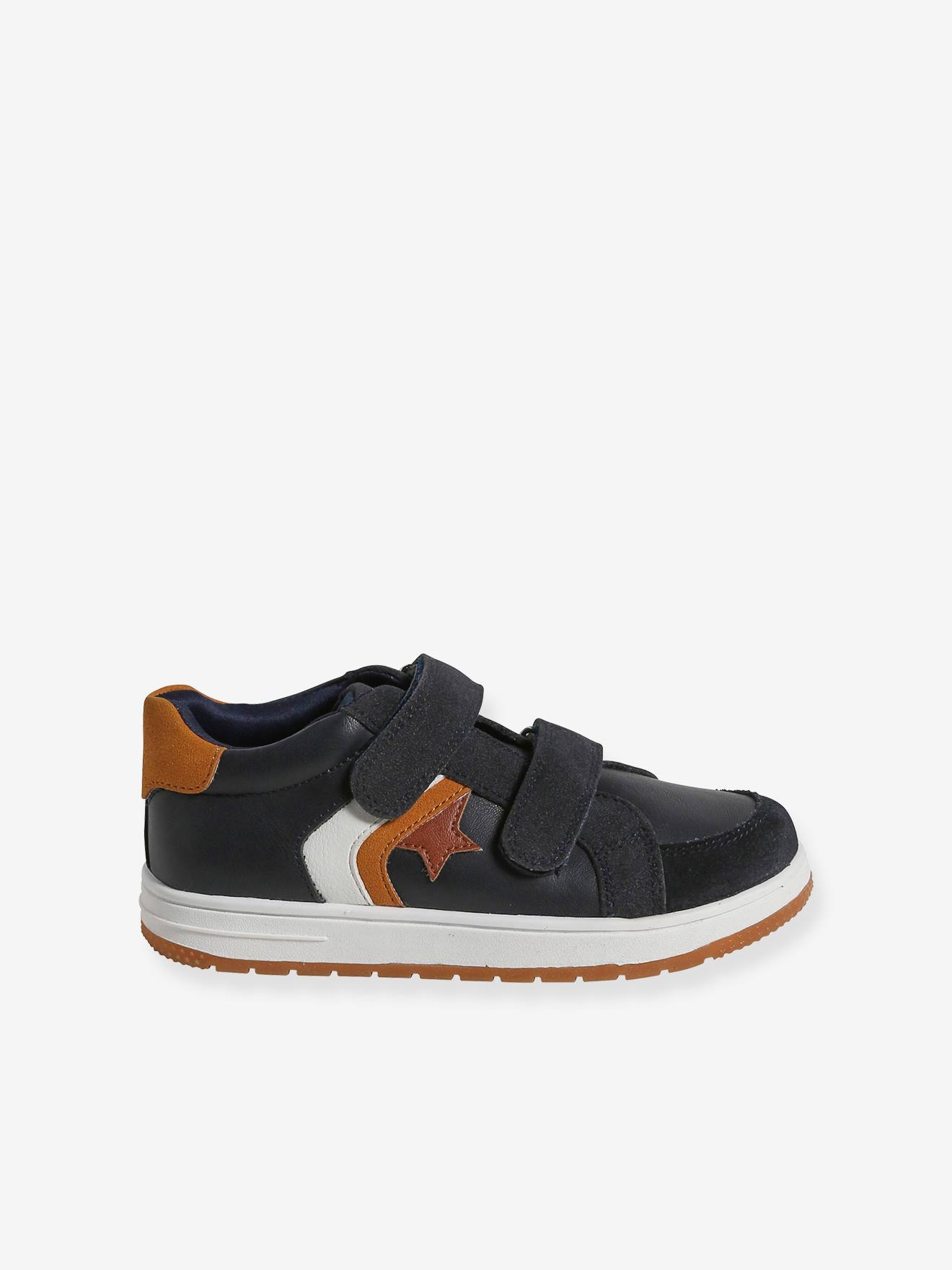 Vertbaudet Kinder Klett-Sneakers - marine