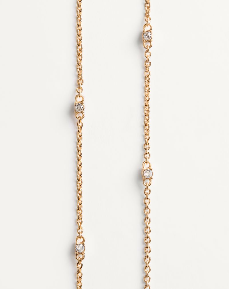 Colar Mini VLogo Signature em metal e cristais Swarovski®