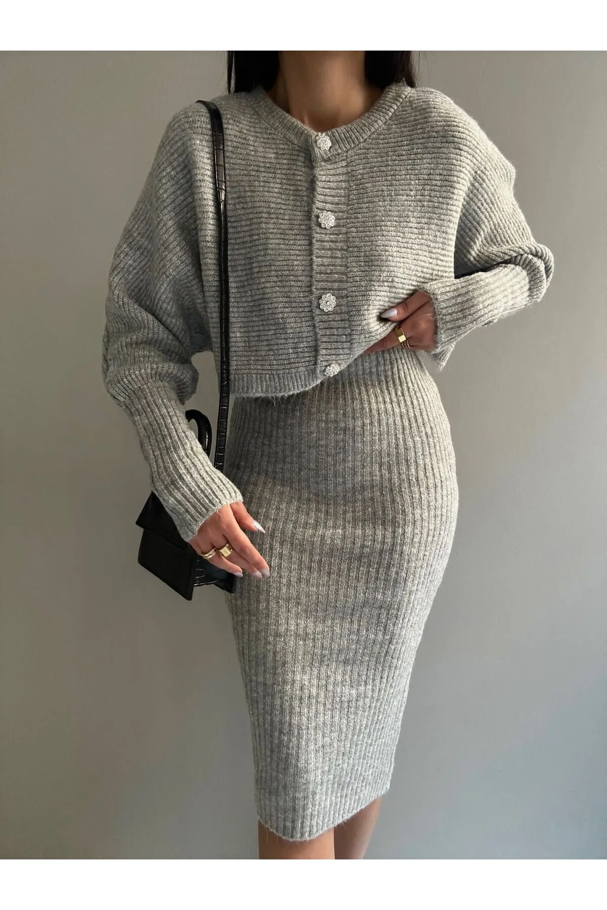 My Blog  Kleid - Grau - A-Linie