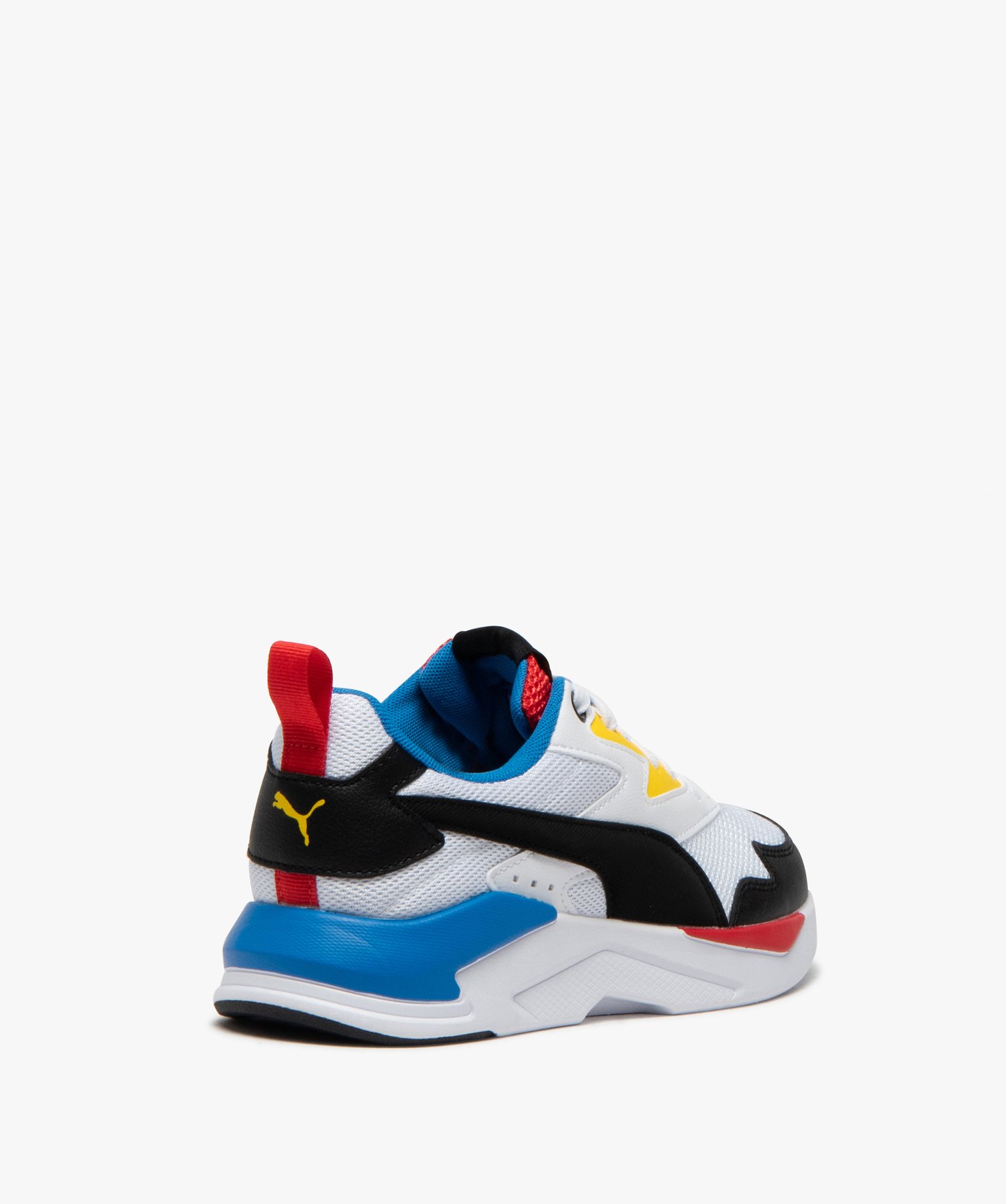 Baskets Garçon rétro running à lacets – Puma X-Ray Lite blanc | GEMO