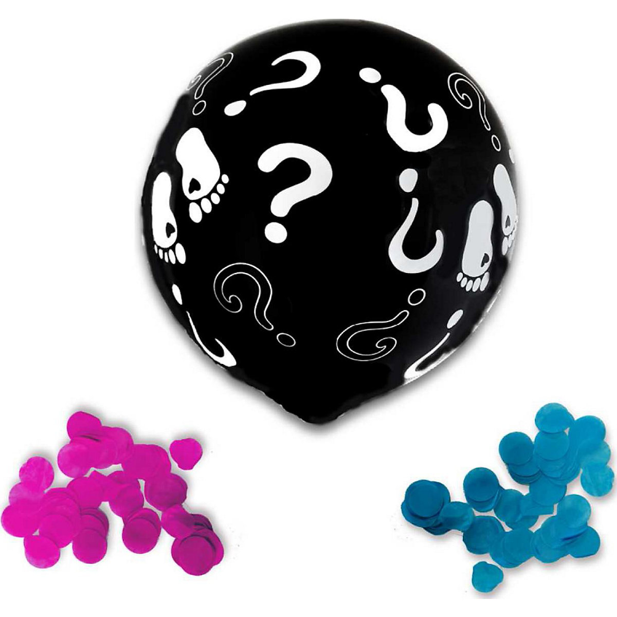 Riesenballon Baby-Shower Gender Reveal Rosa, 60 cm