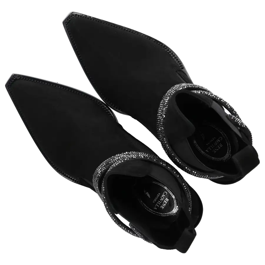 Rene Caovilla - Chelsea Boots CLEO Nubukleder - schwarz
