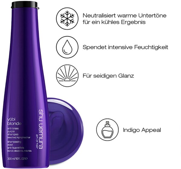 Shu Uemura Yubi Blonde Anti-Gelbstich Purple Shampoo Shampoo