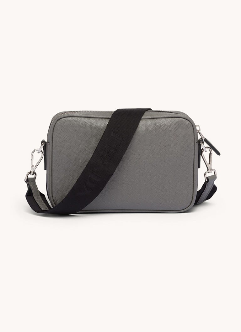 Prada leather shoulder bag with detachable shoulder strap