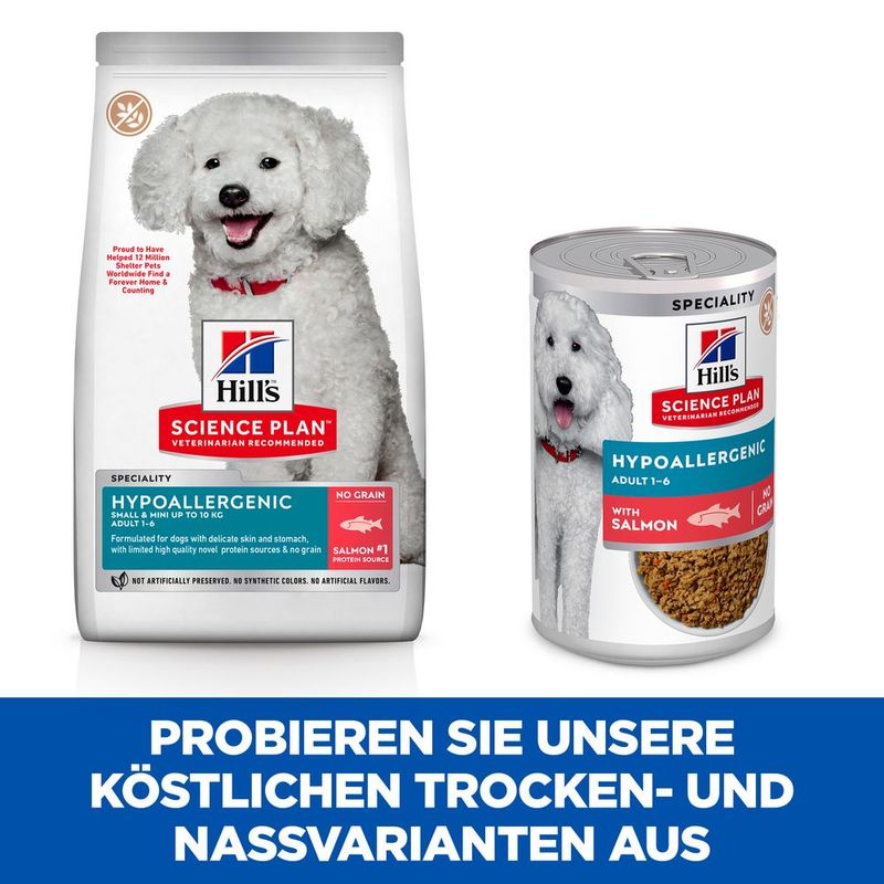 Hill's Science Plan Adult Hypoallergenic Small & Mini mit Lachs