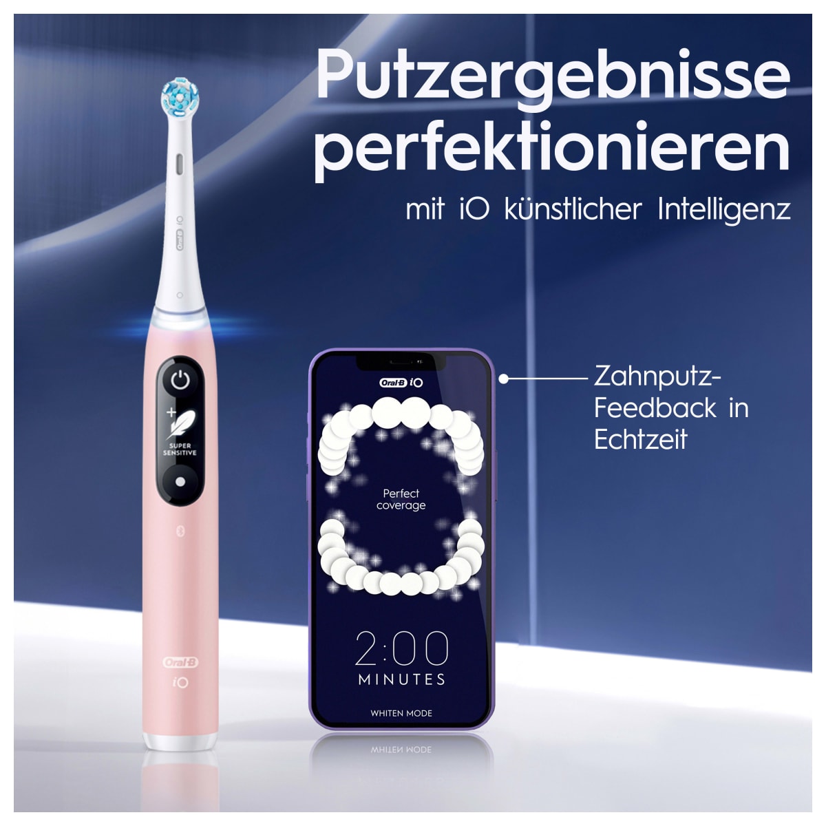Elektrische Zahnbürste iO Series 6 Pink Sand, 1 St