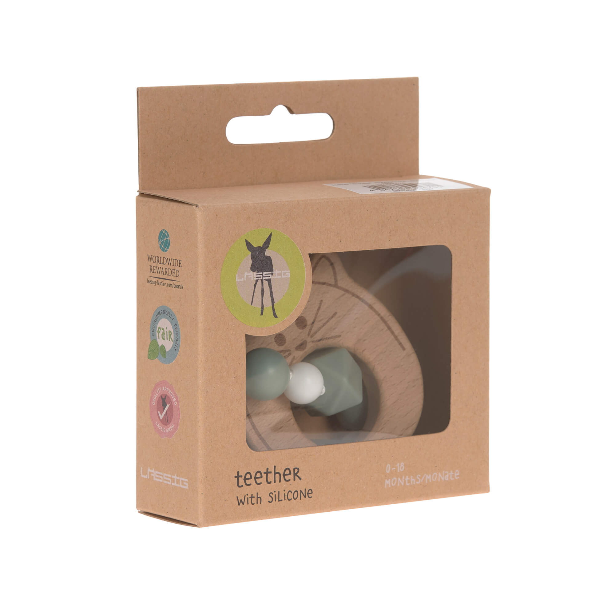 Greifling mit Beißhilfe - Teether Bracelet, Little Chums Cat