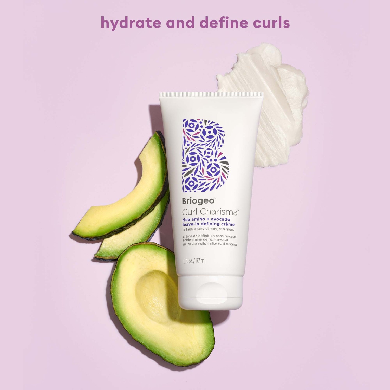Rice Amino + Avocado Leave-In Defining Crème
