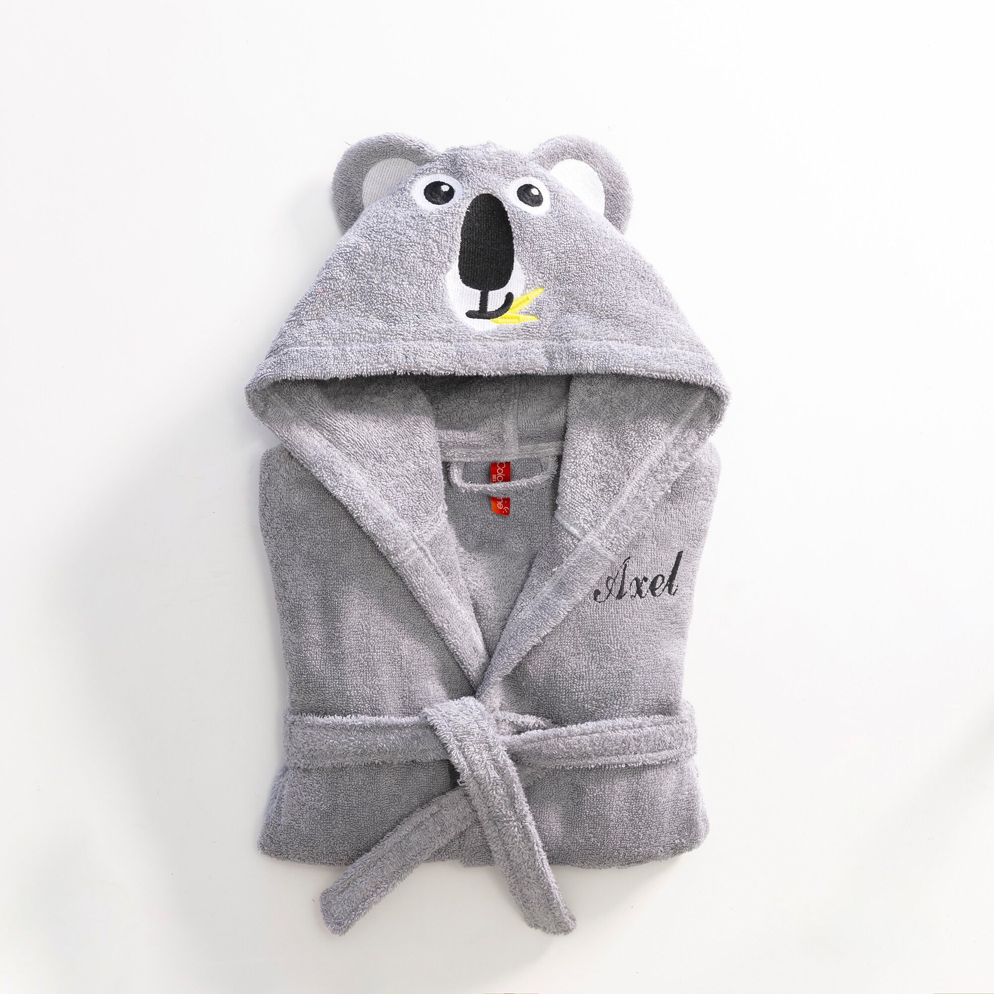 Peignoir de bain enfant personnalisable koala à capuche