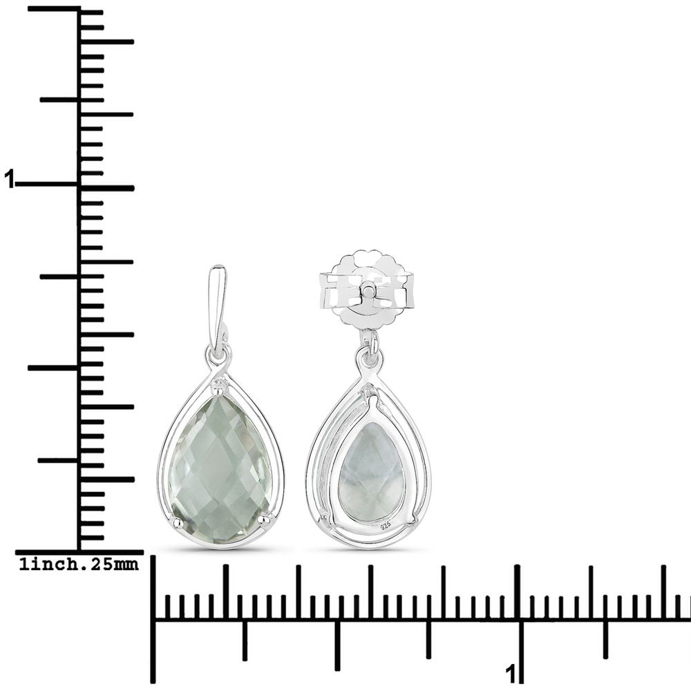 Rafaela Donata Boucles doreilles Argent sterling Améthyste en Argent Bijoux