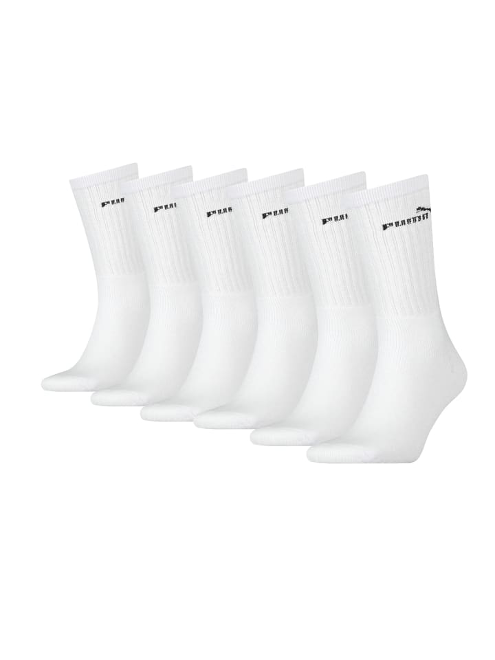 Puma Socken CREW SOCK 6P in 300 - white günstig kaufen
