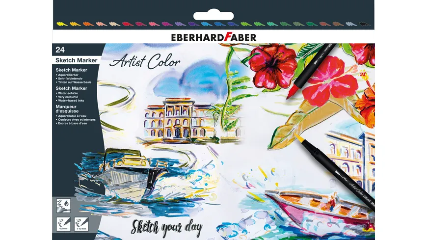EBERHARD FABER Layoutmarker Sketch Marker Artist Color 24er Set
