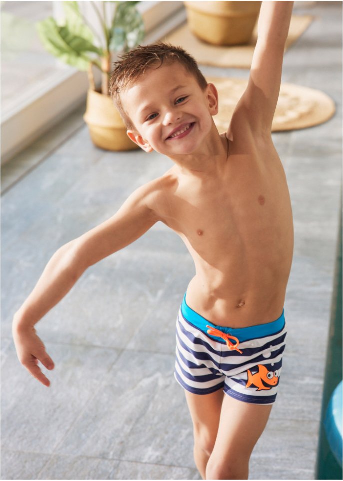 Jungen Badehose aus recyceltem Polyamid (2er Pack)